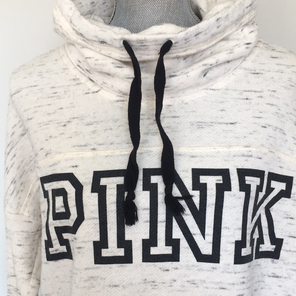 PINK Cowl Neck Pullover Sweatshirt, size Medium 🖤 - Picture 13 of 16